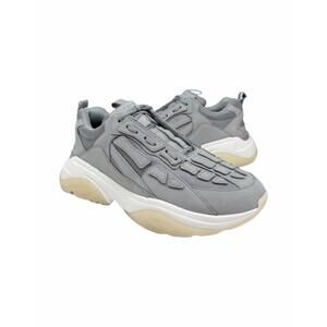 Amiri Bone Runner Grey Suede Sneakers Sz 10 / 43 Brand New